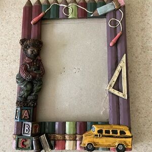 School theme picture frame
